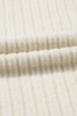 Apricot Ribbed Knit Mock Neck Tank Top